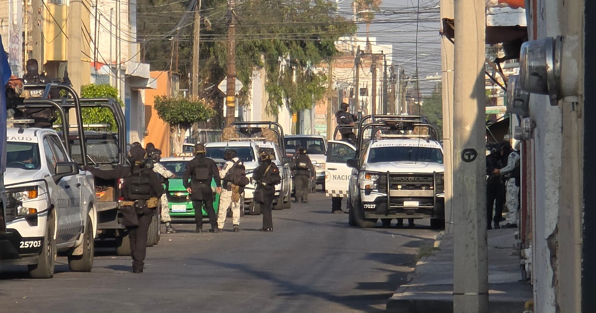 Cateo sorpresa en Celaya: operativo federal moviliza a fuerzas de seguridad desde la madrugada