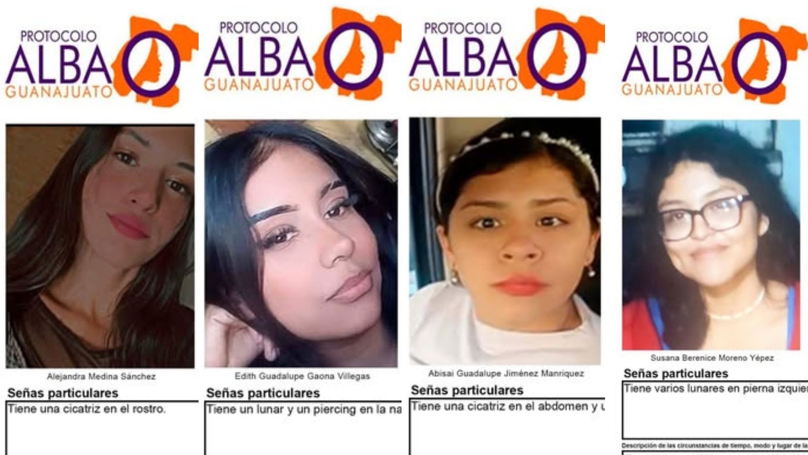 Desaparición de mujeres en Guanajuato activa Protocolo Alba