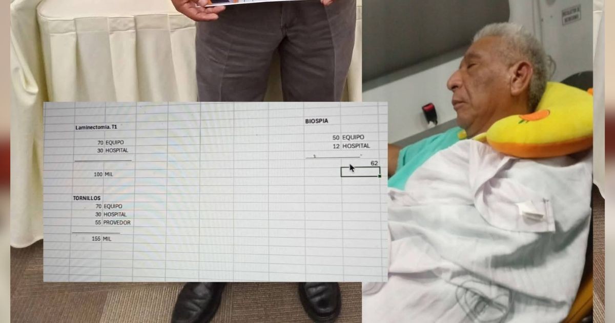 Pide ayuda para trasladar a su esposo enfermo: vende lo que tiene para pagar ambulancia