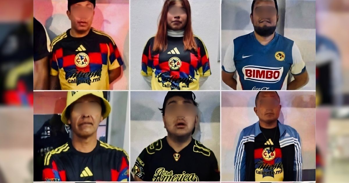 Detienen a 53 aficionados del Club América por disturbios y saqueo