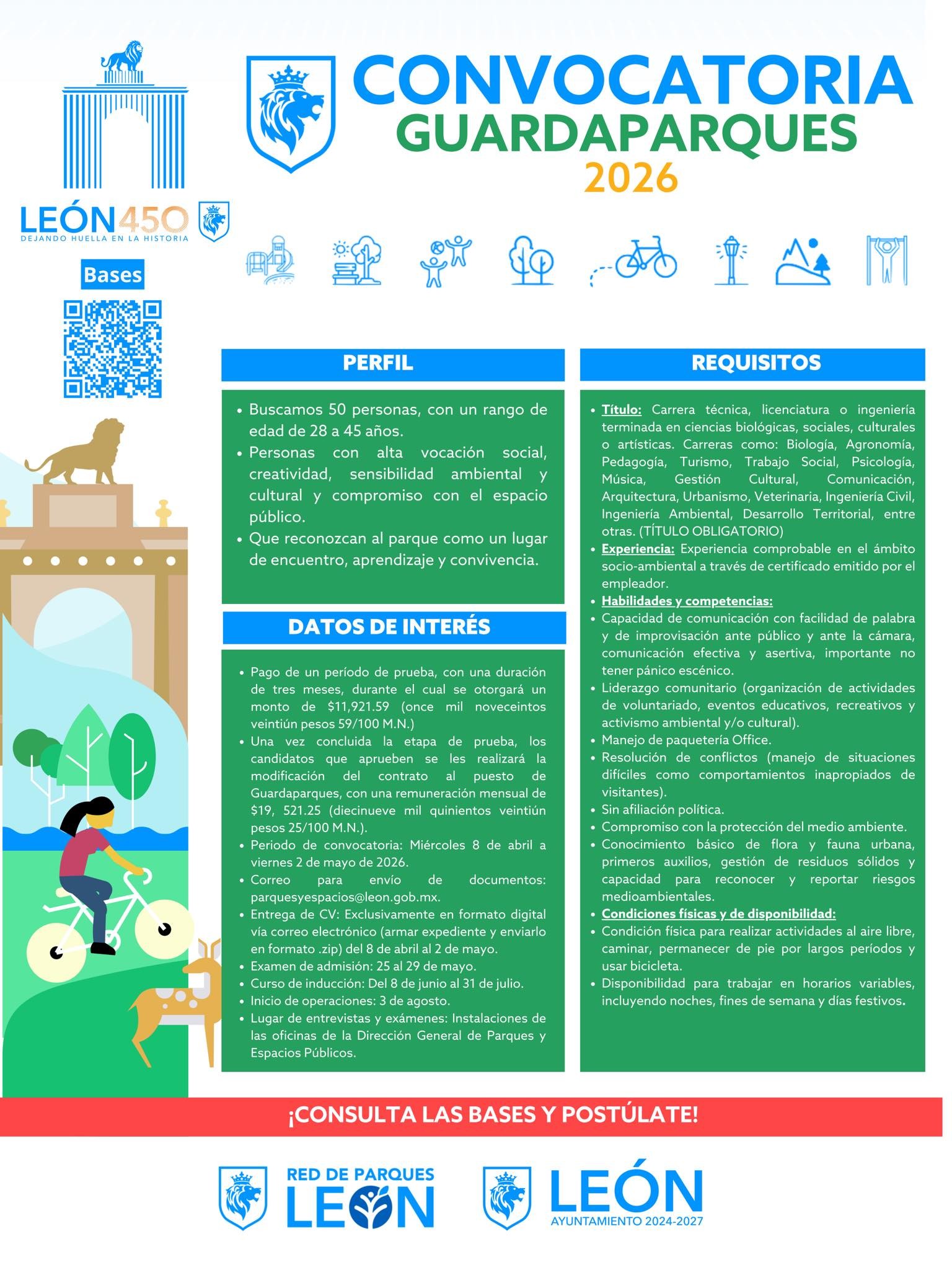 ¿Qué hace un guardaparques en León? Estas son sus funciones; ganan hasta 19 mil pesos