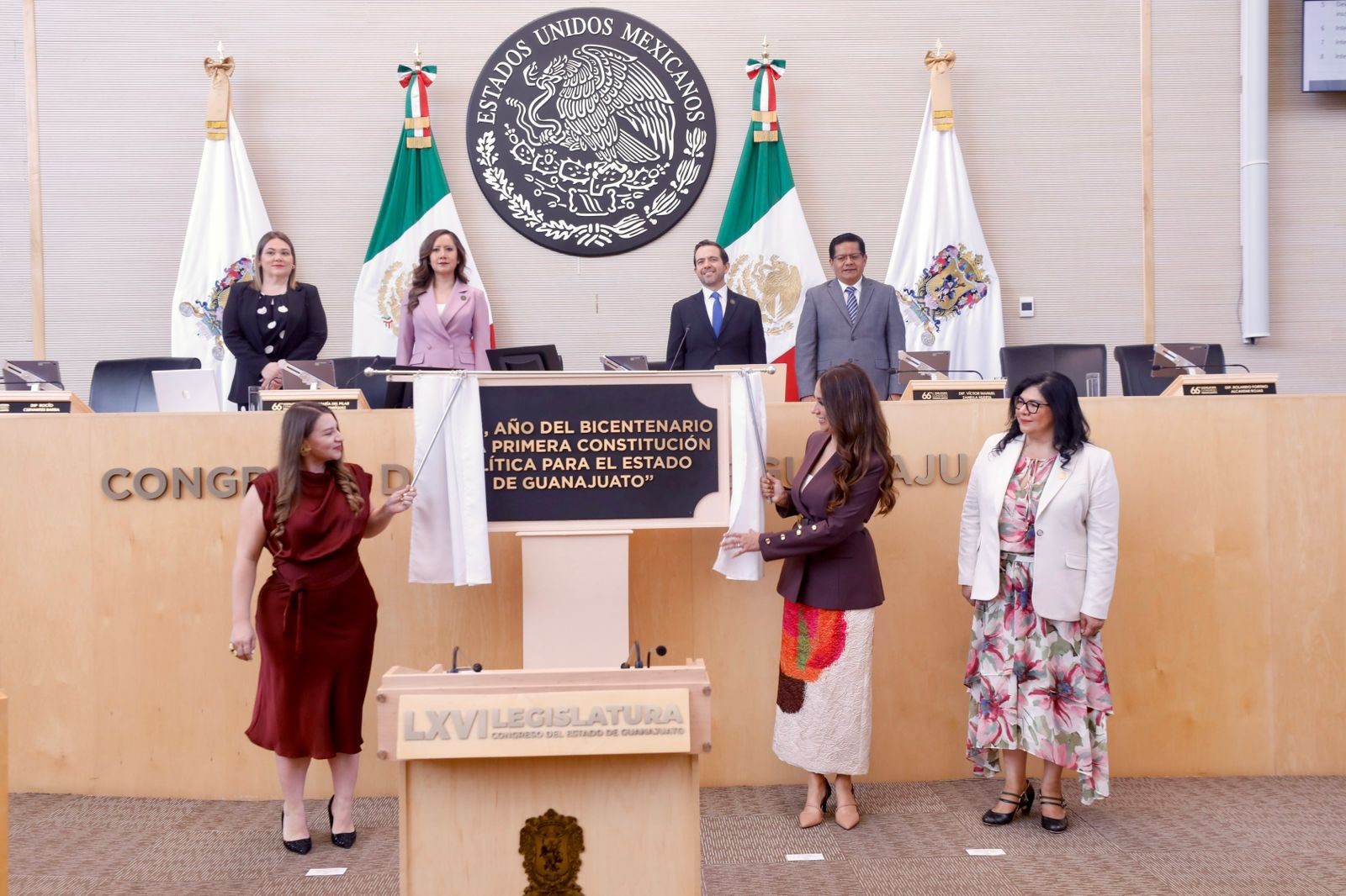 Bicentenario de la Constitución en Guanajuato con liderazgo femenino