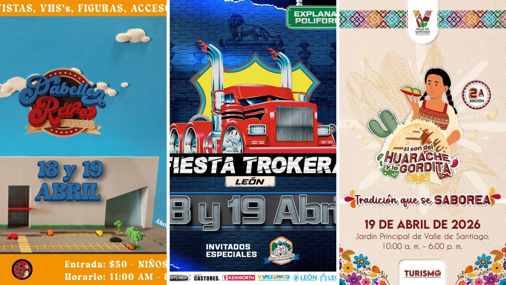Eventos en Guanajuato este 18 y 19 de abril 2026