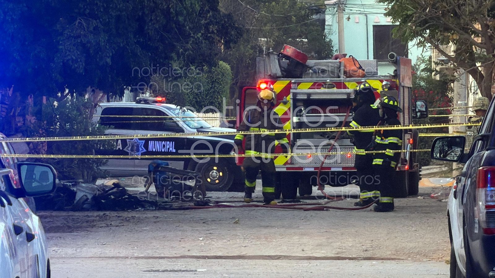 Ejecutan a hombre y prenden fuego a su vivienda en la colonia Nuevo León