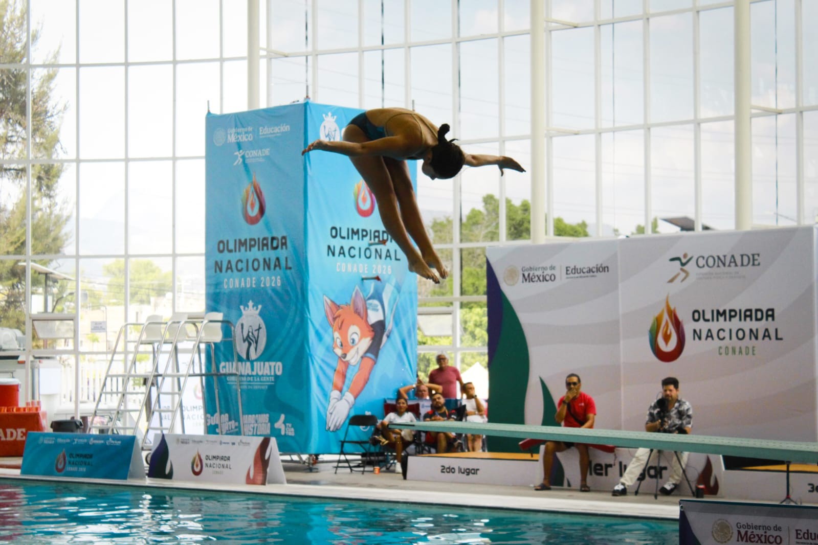 Guanajuato acelera en la pista y resiste en el trampolín: arranque intenso en la Olimpiada Nacional