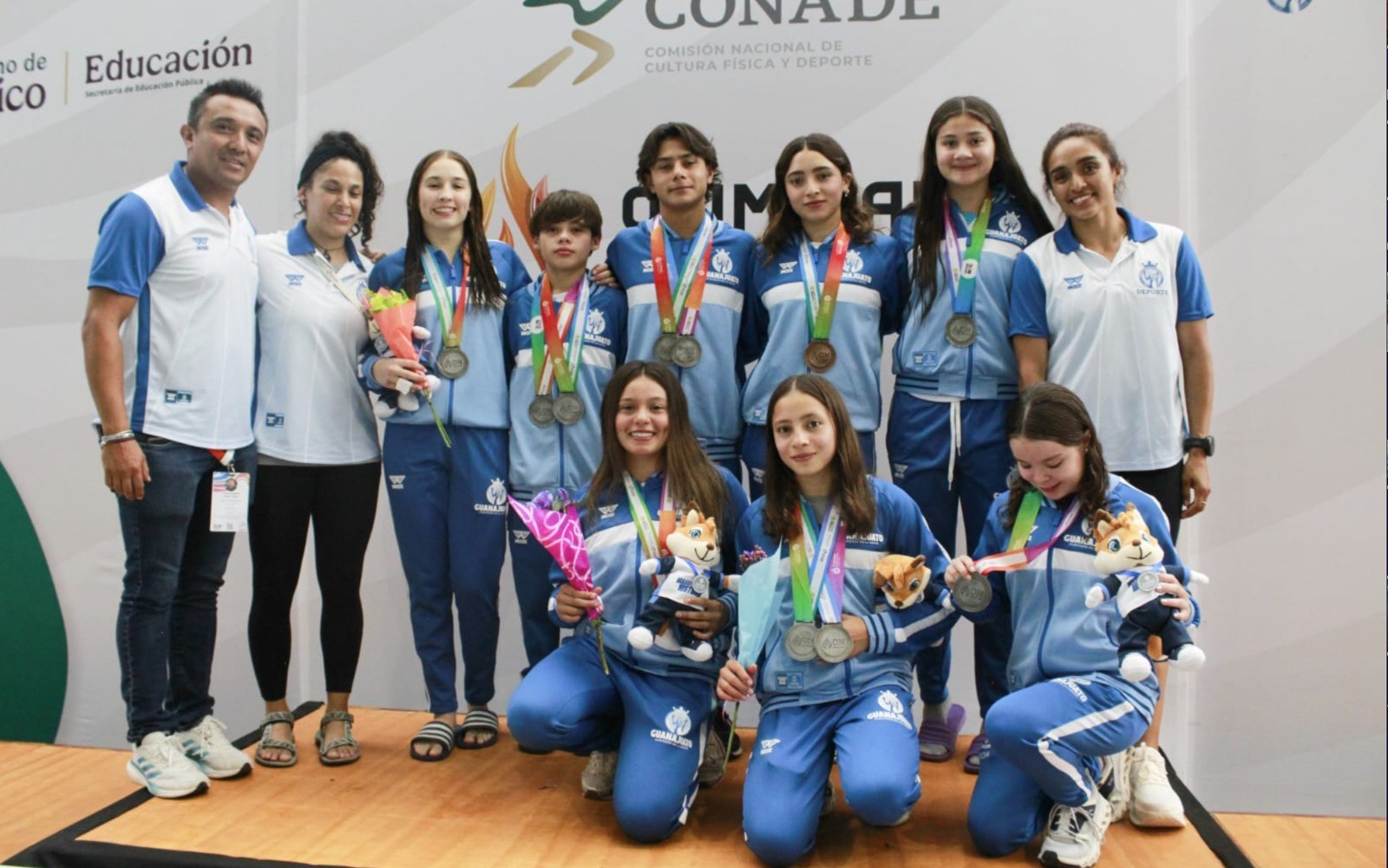Guanajuato suma cinco platas en clavados y bronce en bádminton en la Olimpiada Nacional