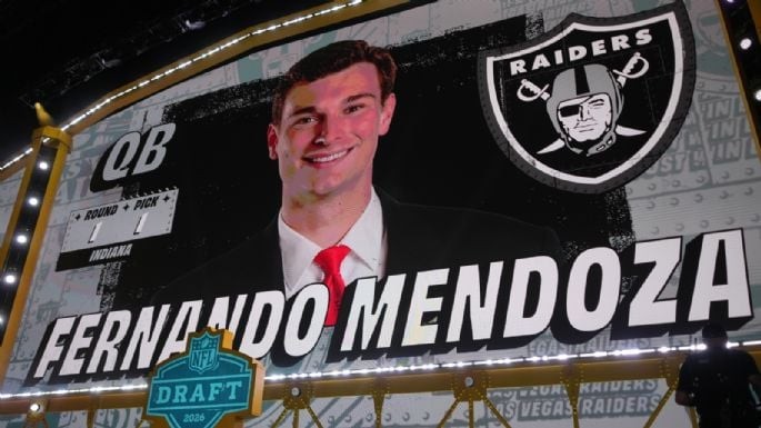 Fernando Mendoza, primera selección del Draft NFL 2026; llega a los Raiders de Las Vegas