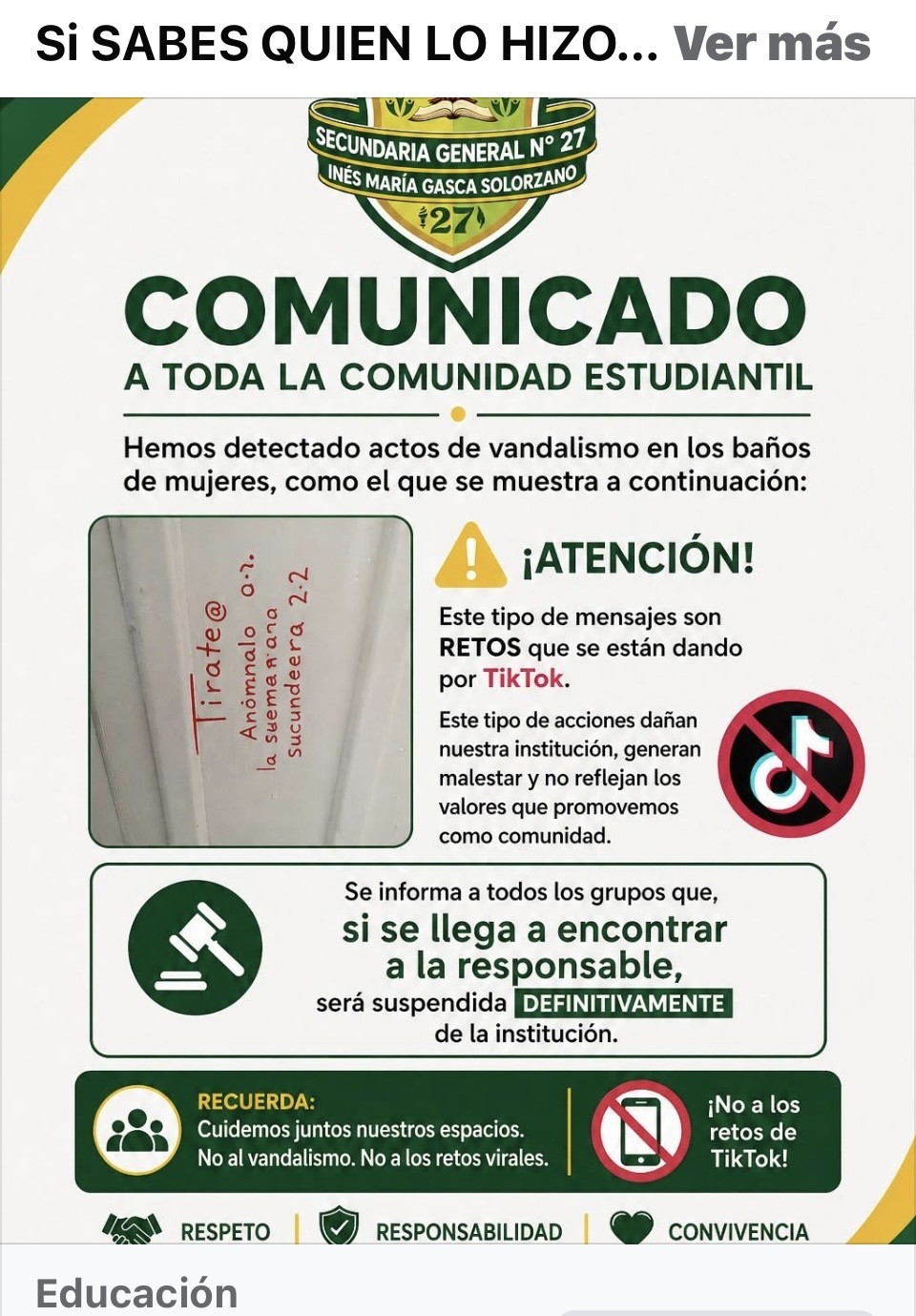 Tiroteo mañana en secundaria de León genera alerta