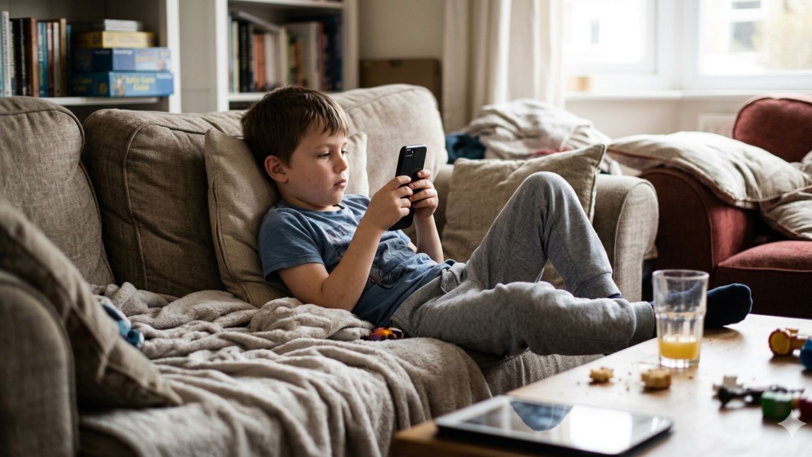 Celulares en niños: riesgos de salud y sedentarismo