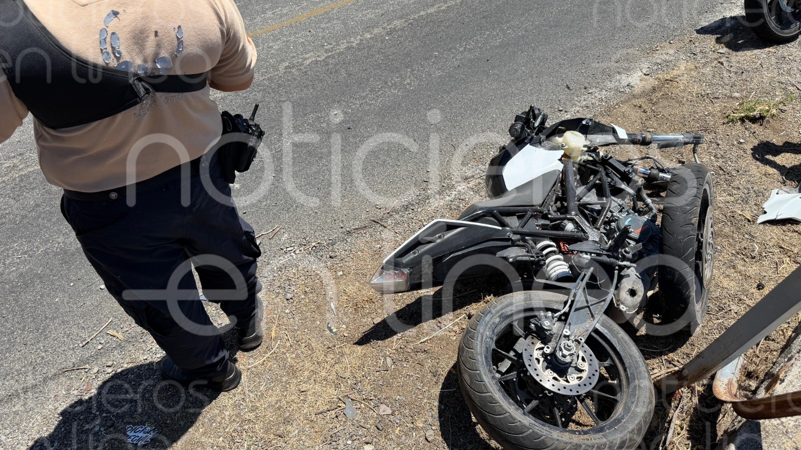 Choque entre motocicletas deja tres menores lesionados en la León–San Felipe