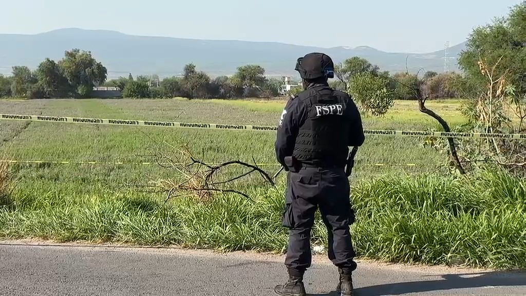 Localizan cuerpo con heridas de arma blanca en parcelas en carretera de Celaya