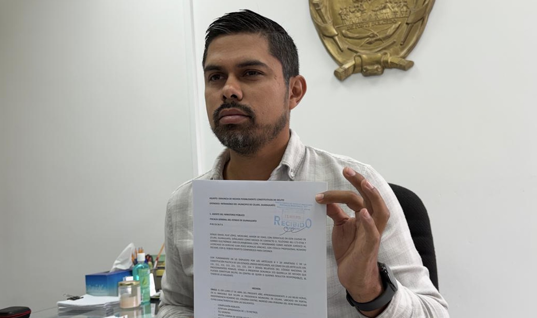 PAN denuncia daños a fuente de Presidencia y reta al alcalde de Celaya