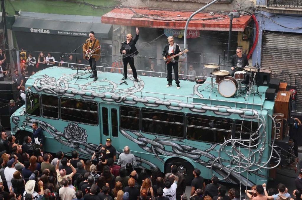 U2 convierte al Centro Histórico de la CDMX en set de grabación para videoclip