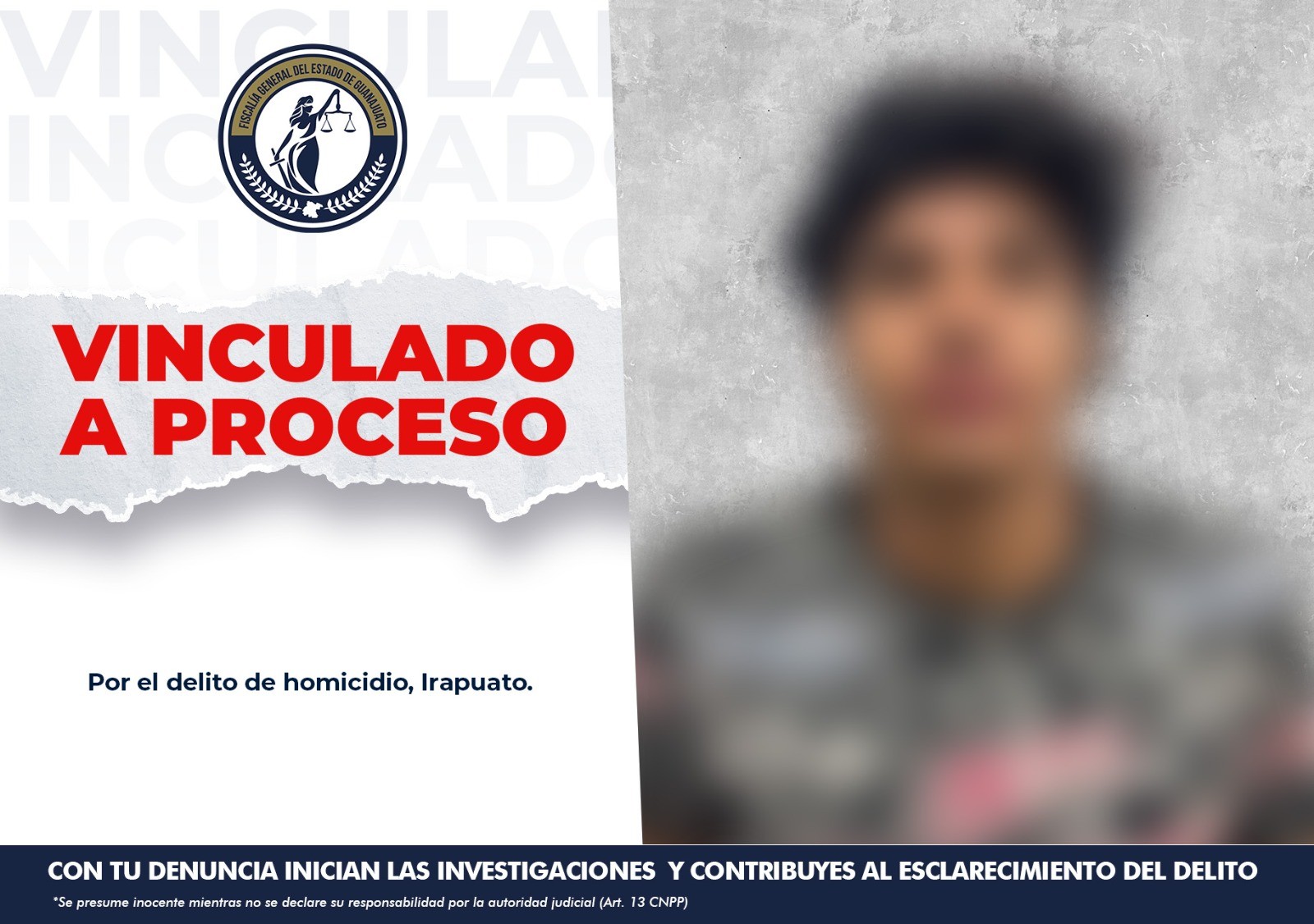 Vinculan a proceso a presunto homicida tras ataque armado en Irapuato