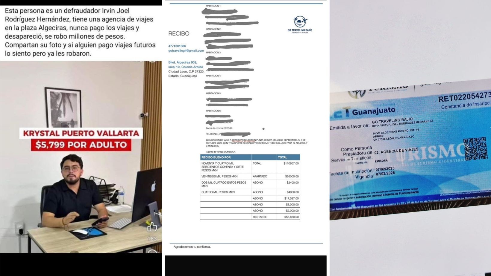Fraude millonario en Go Traveling Bajío deja a cientos sin viaje Fraude millonario en Go Traveling Bajío deja a cientos sin viaje