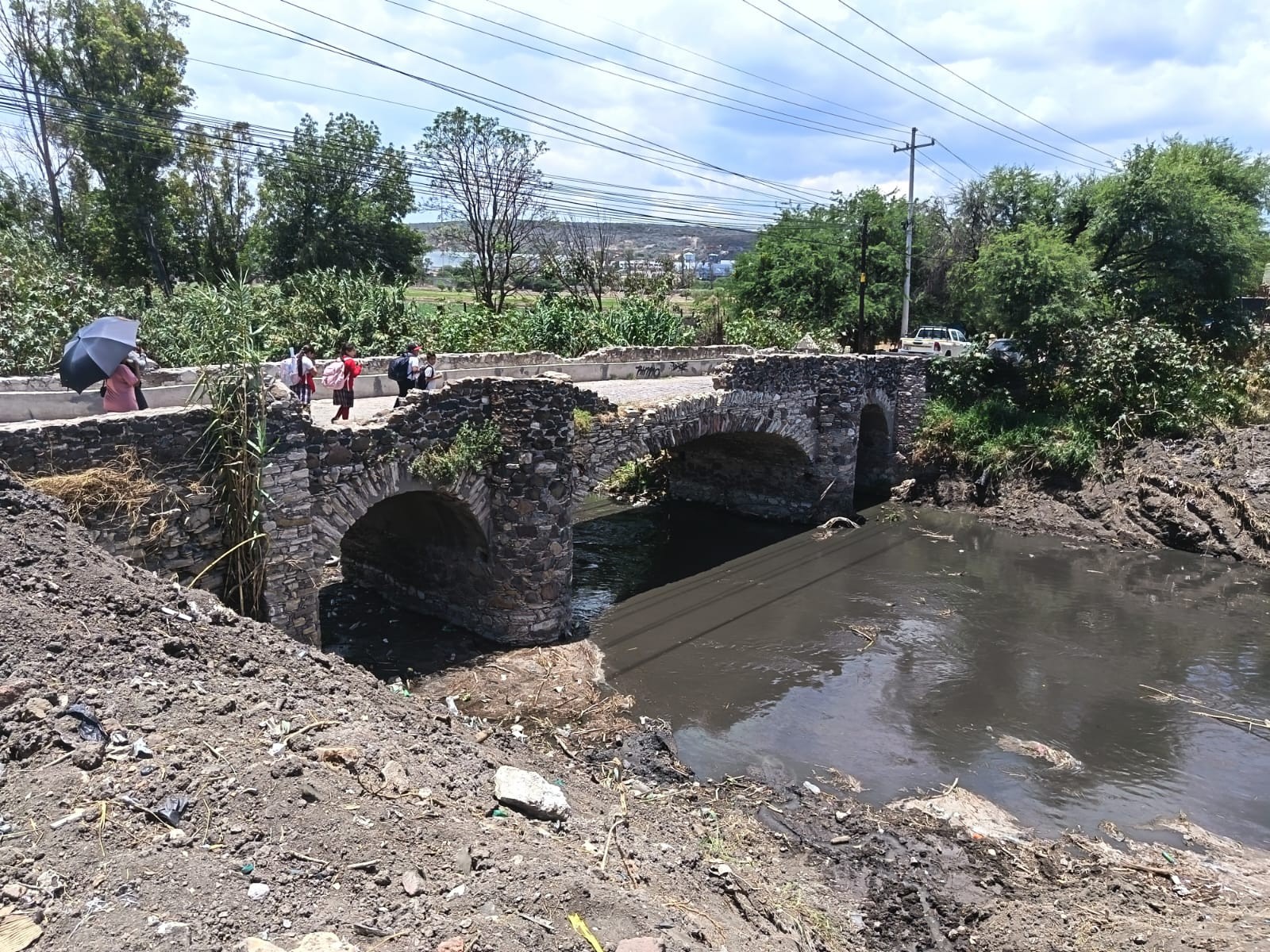 Analizan futuro del histórico Puente 20 de Noviembre en Apaseo el Grande