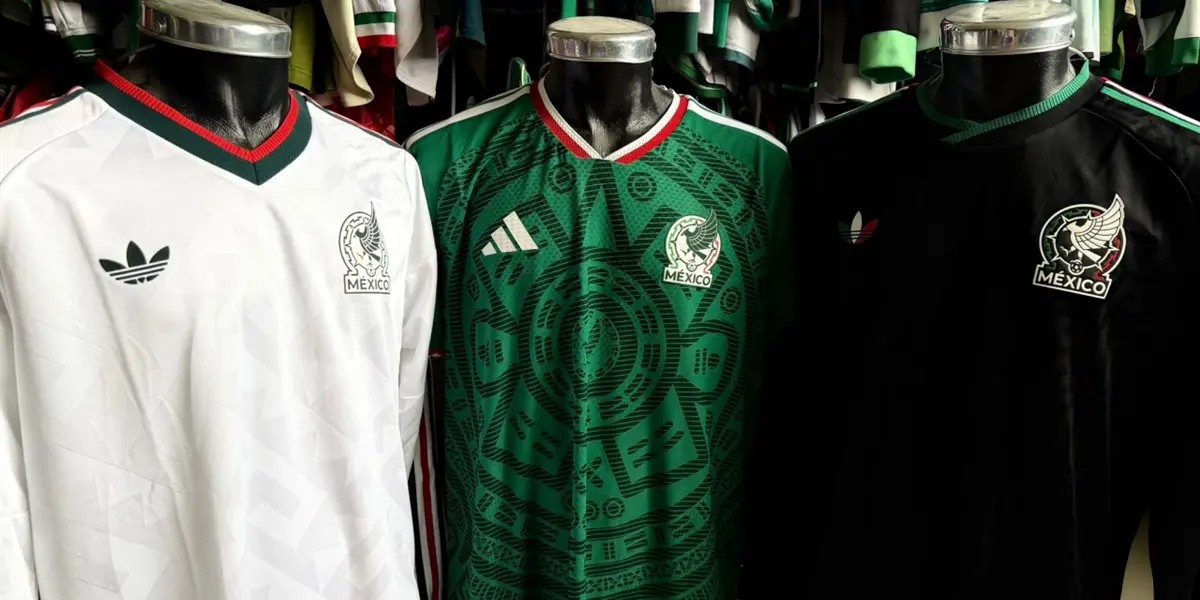Por primera vez, México utillizaría sus 3 uniformes para sus primeros partidos en el mundial
