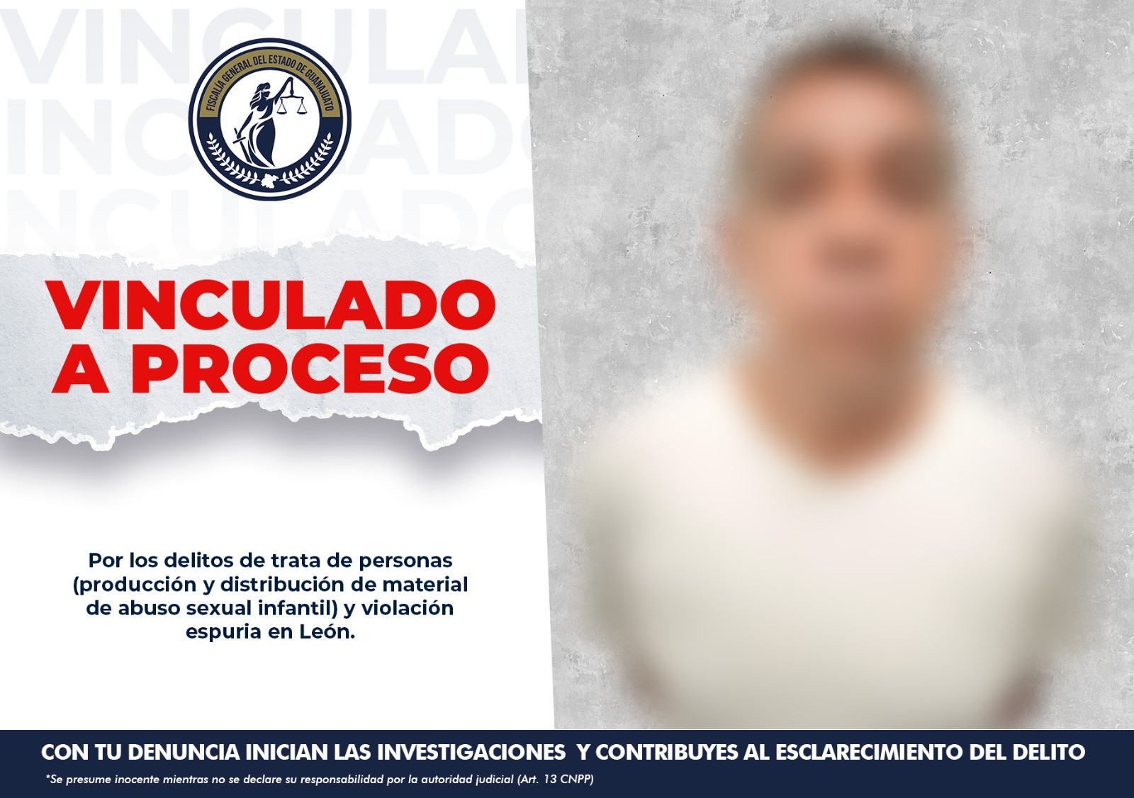 Vinculan a proceso a hombre por violación y producción de material de abuso sexual infantil
