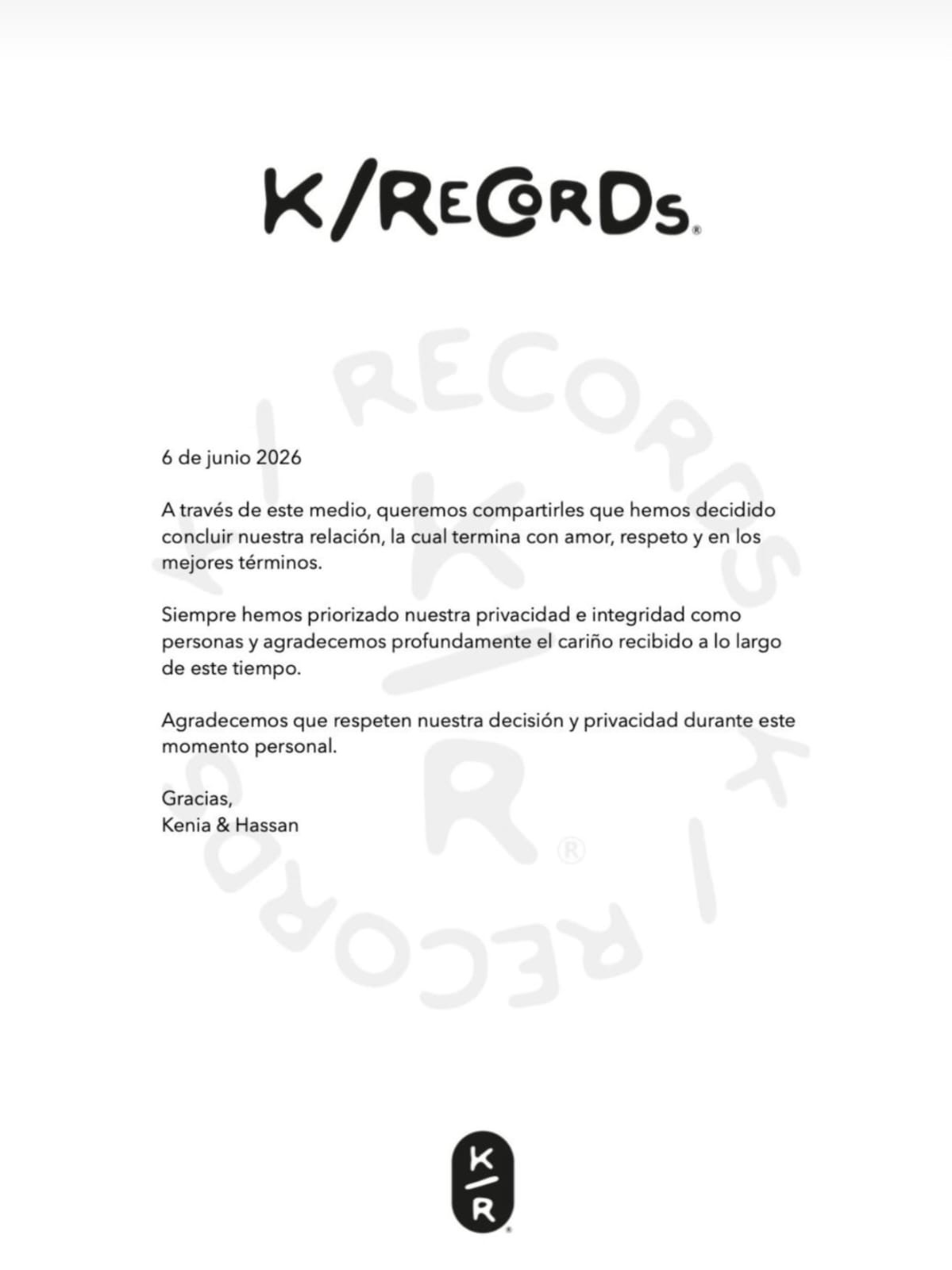 ¡Kenia Os y Peso Pluma terminaron! Confirman ruptura y piden respetar su decisión y privacidad ¡Kenia Os y Peso Pluma terminaron! Confirman ruptura y piden respetar su decisión y privacidad