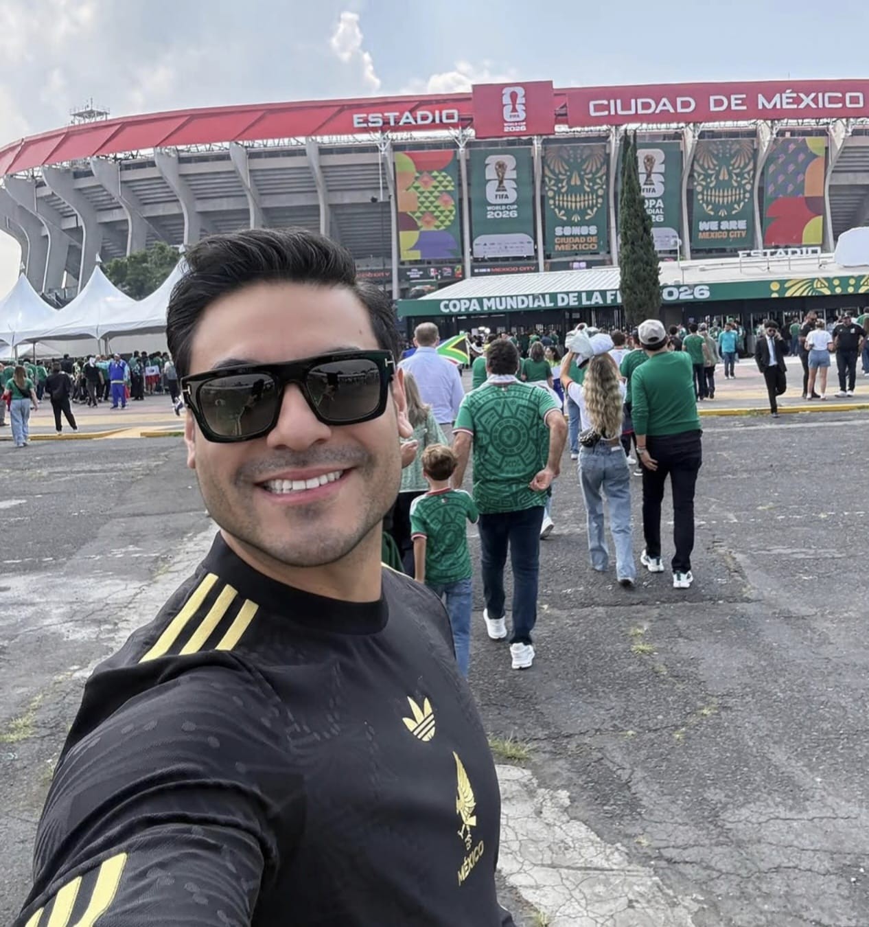 Estas celebridades disfrutaron del primer partido de México en la inauguración del Mundial 