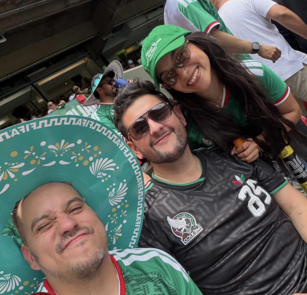 Estas celebridades disfrutaron del primer partido de México en la inauguración del Mundial 