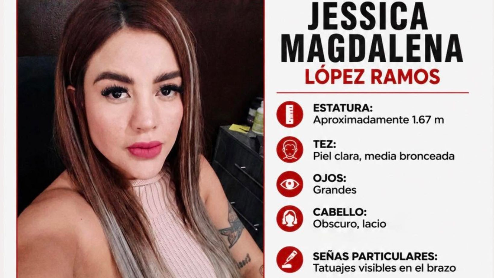 Buscan a Jessica Magdalena López Ramos en León