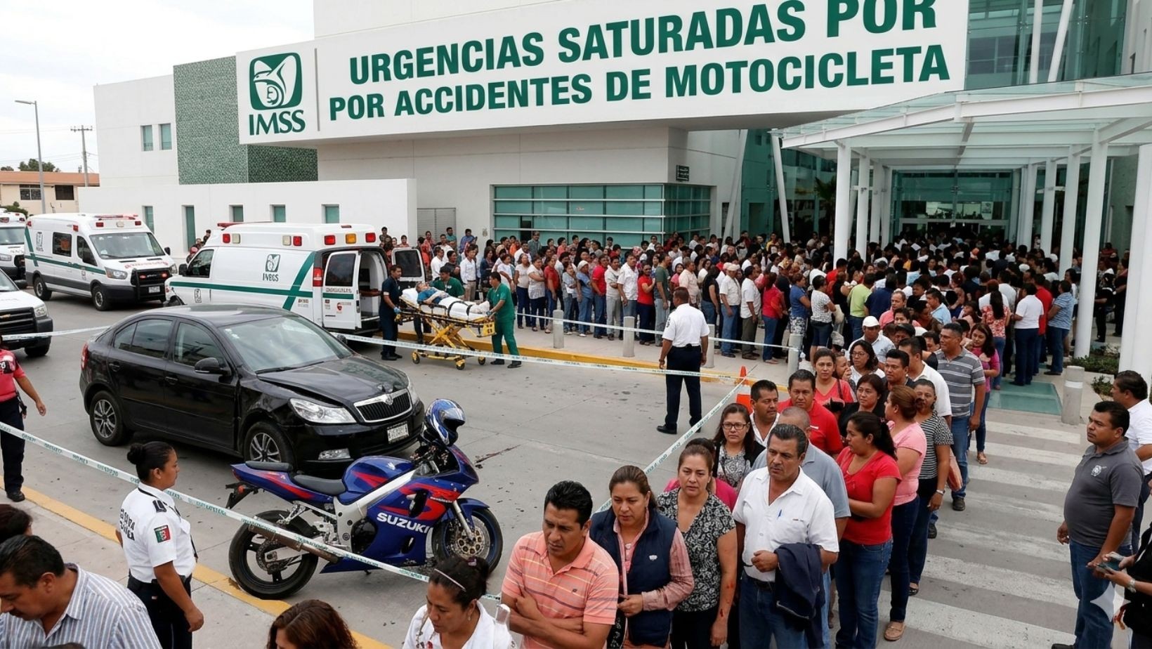 Accidentes de motocicleta presionan servicios del IMSS en Guanajuato
