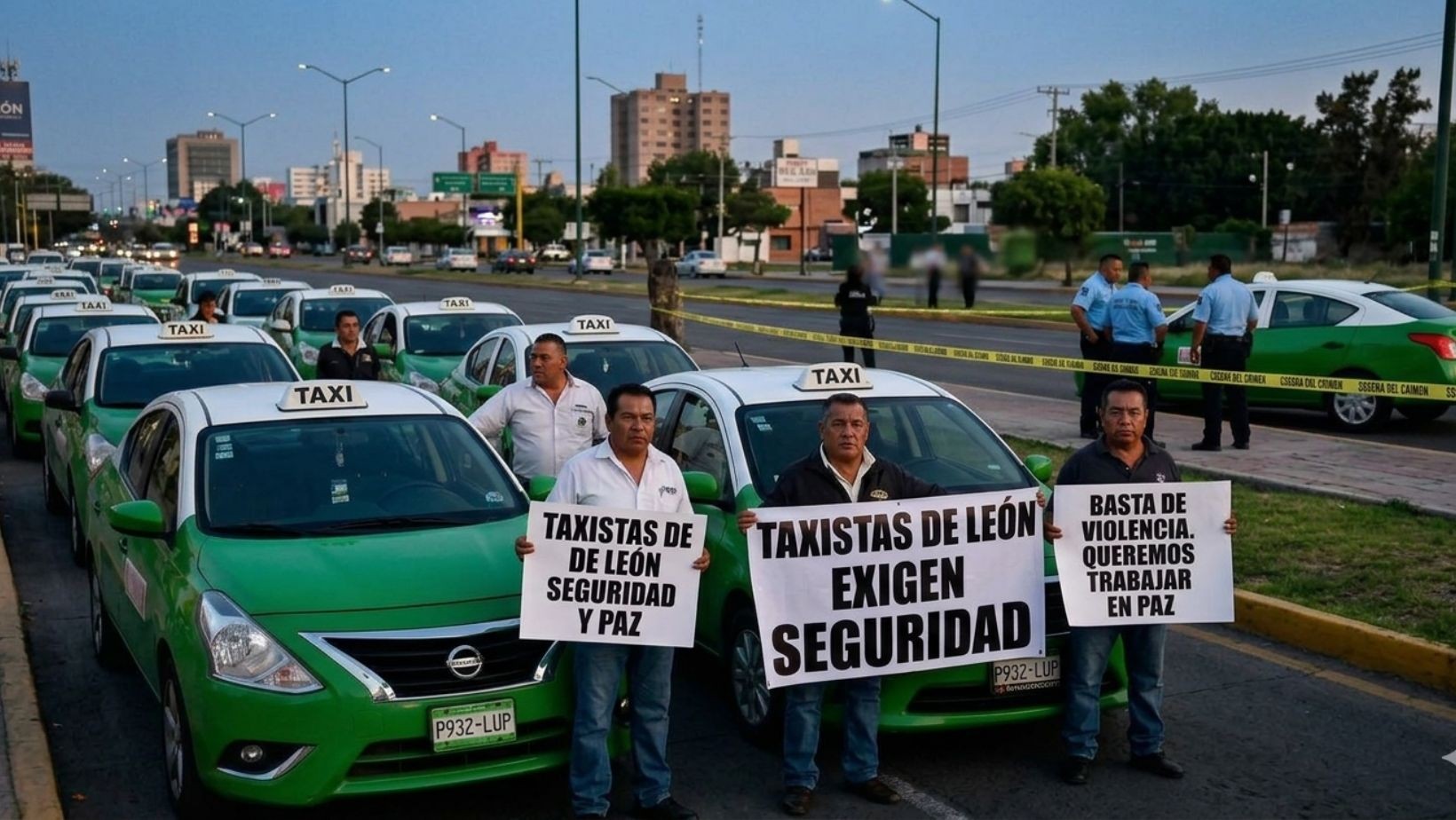 Asesinato de taxista en León genera alarma en el gremio