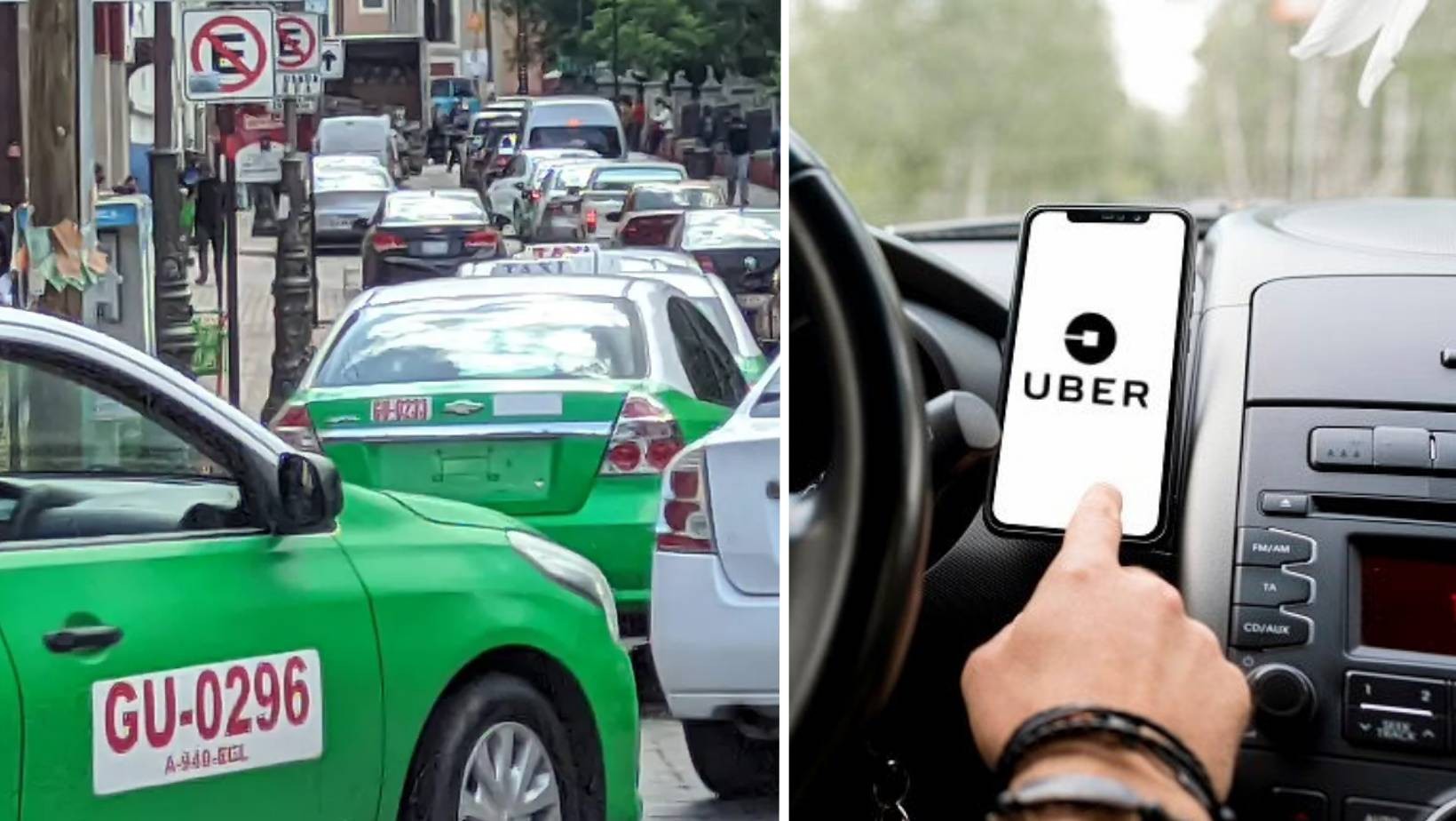 Denuncian trato desigual entre taxistas concesionados y de plataforma
