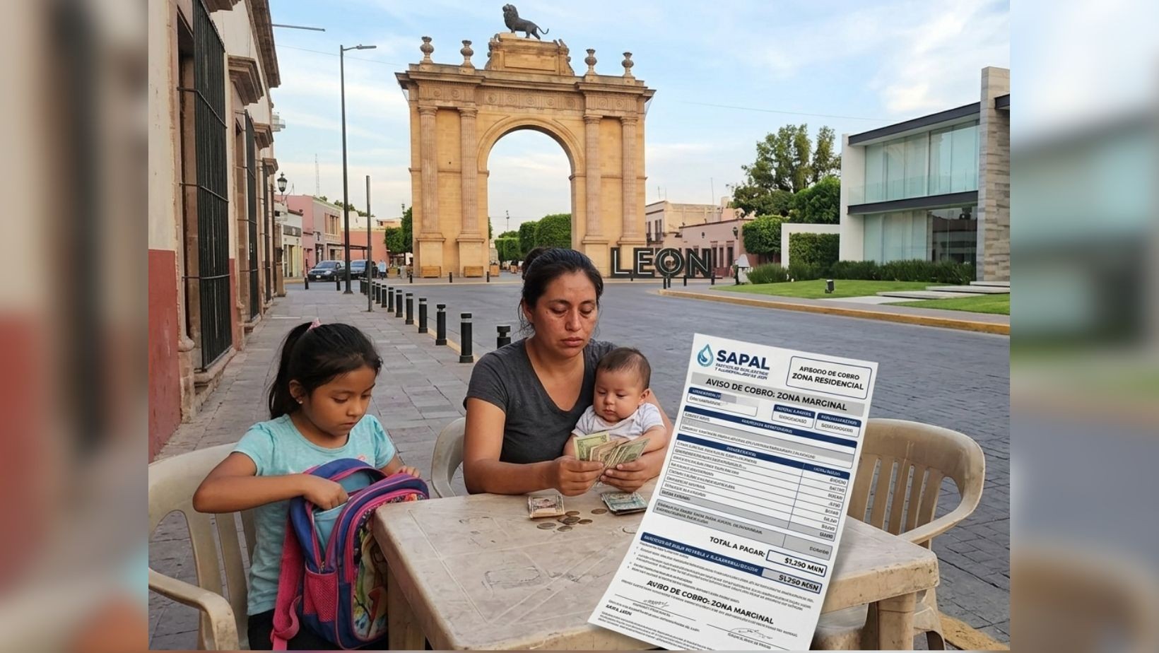 Familias vulnerables destinan hasta 10% de ingresos al agua en León
