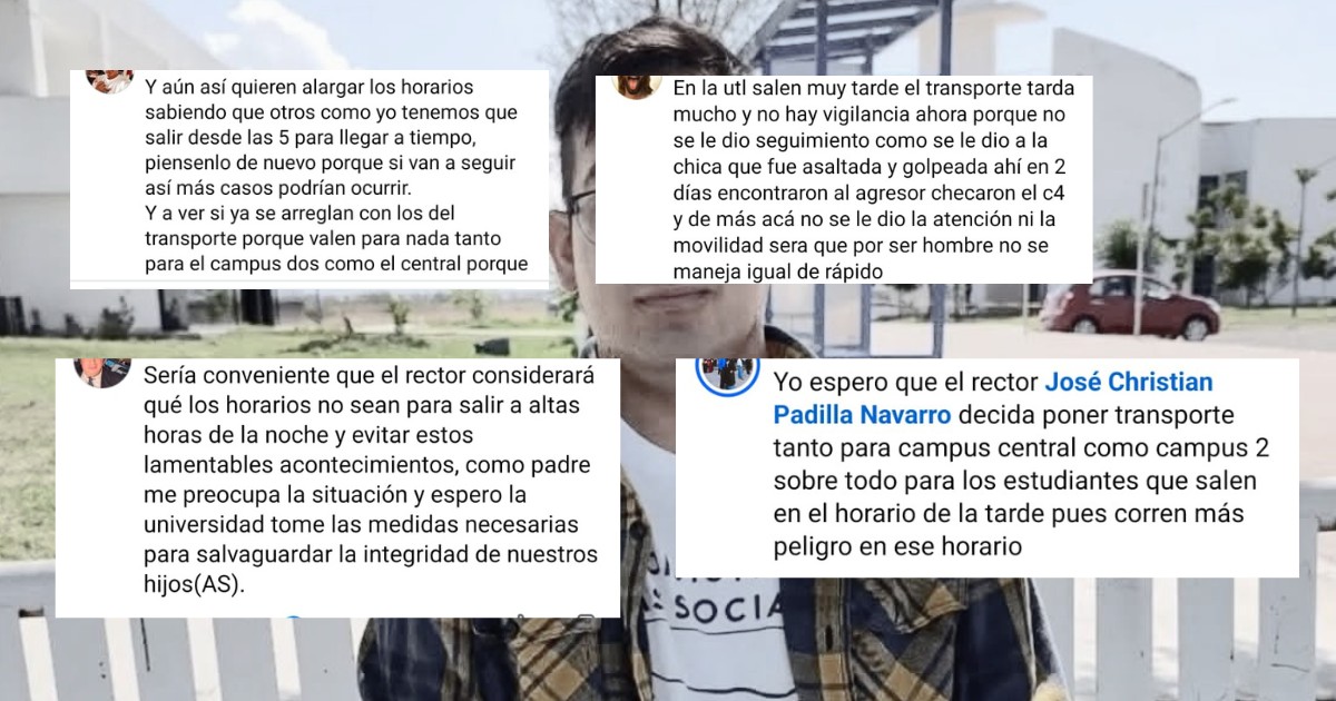 Comunidad estudiantil exigen mayor seguridad en la UTL tras muerte de Luis Gamaliel