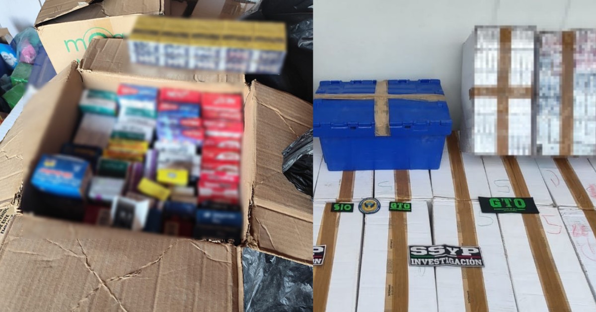 Denuncia anónima destapa cargamento con más de 17 mil cajetillas de cigarros en León
