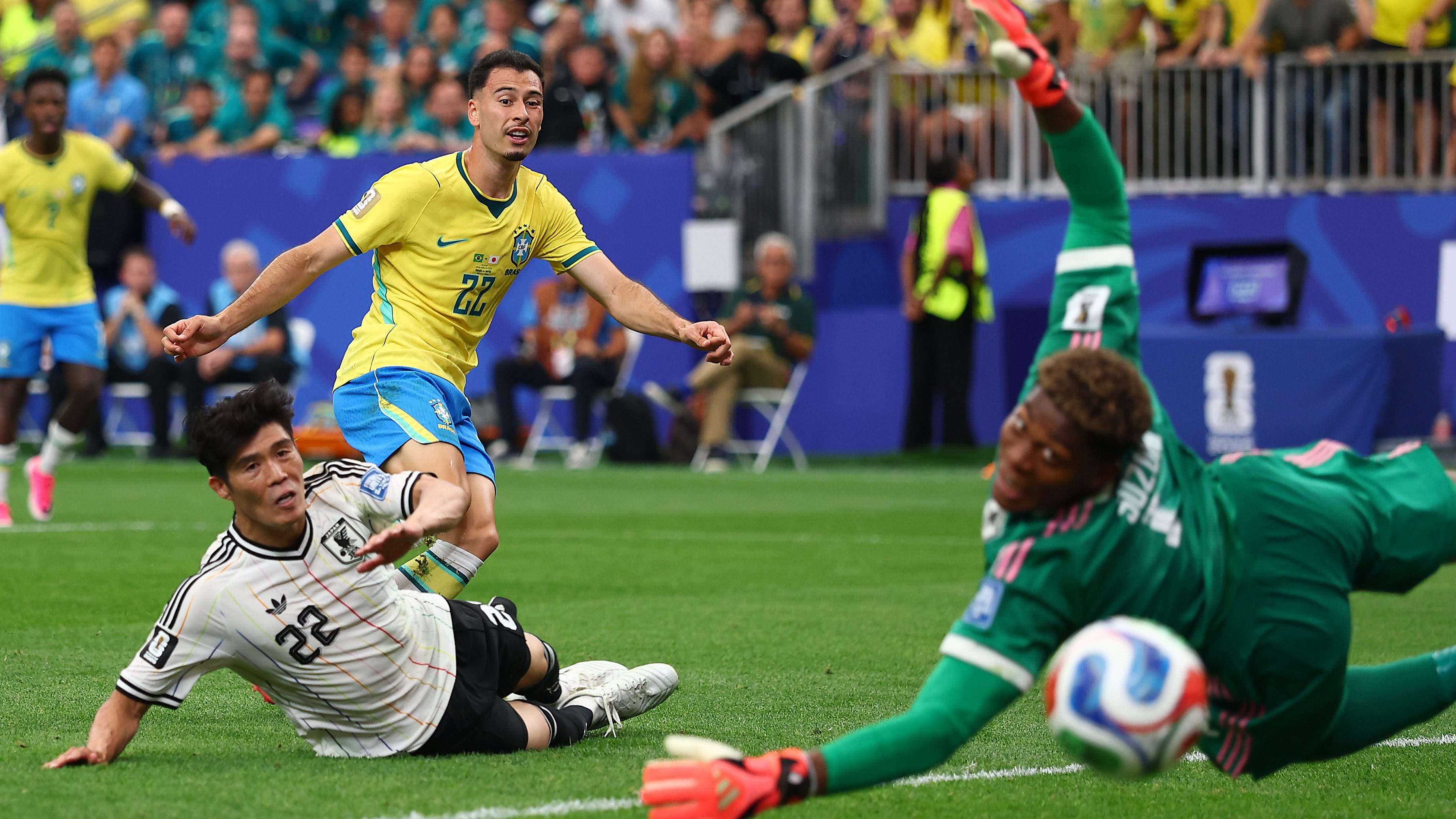 Brasil evita la sorpresa y elimina a Japón con gol de último minuto en Houston