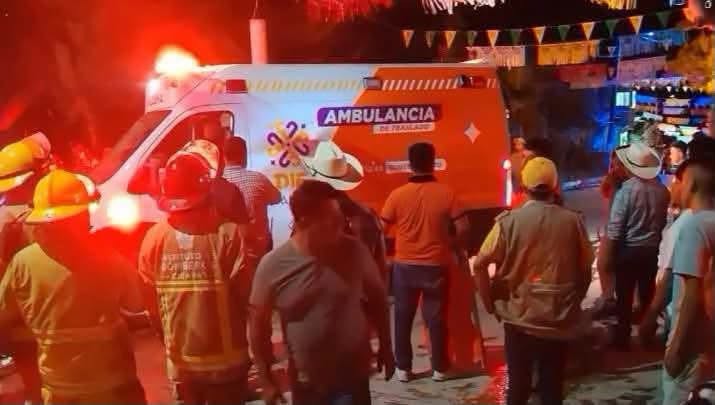 Explosión de tanque de gas en fiesta patronal deja 23 heridos en Veracruz