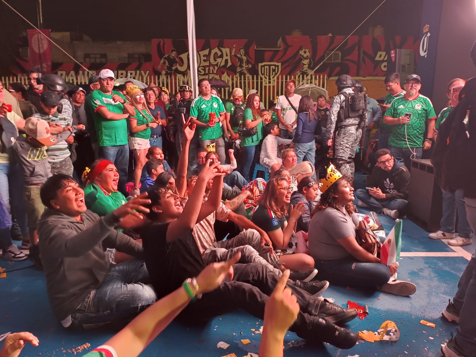 Blindan festejo del México vs. Inglaterra con operativo para hasta 6 mil asistentes