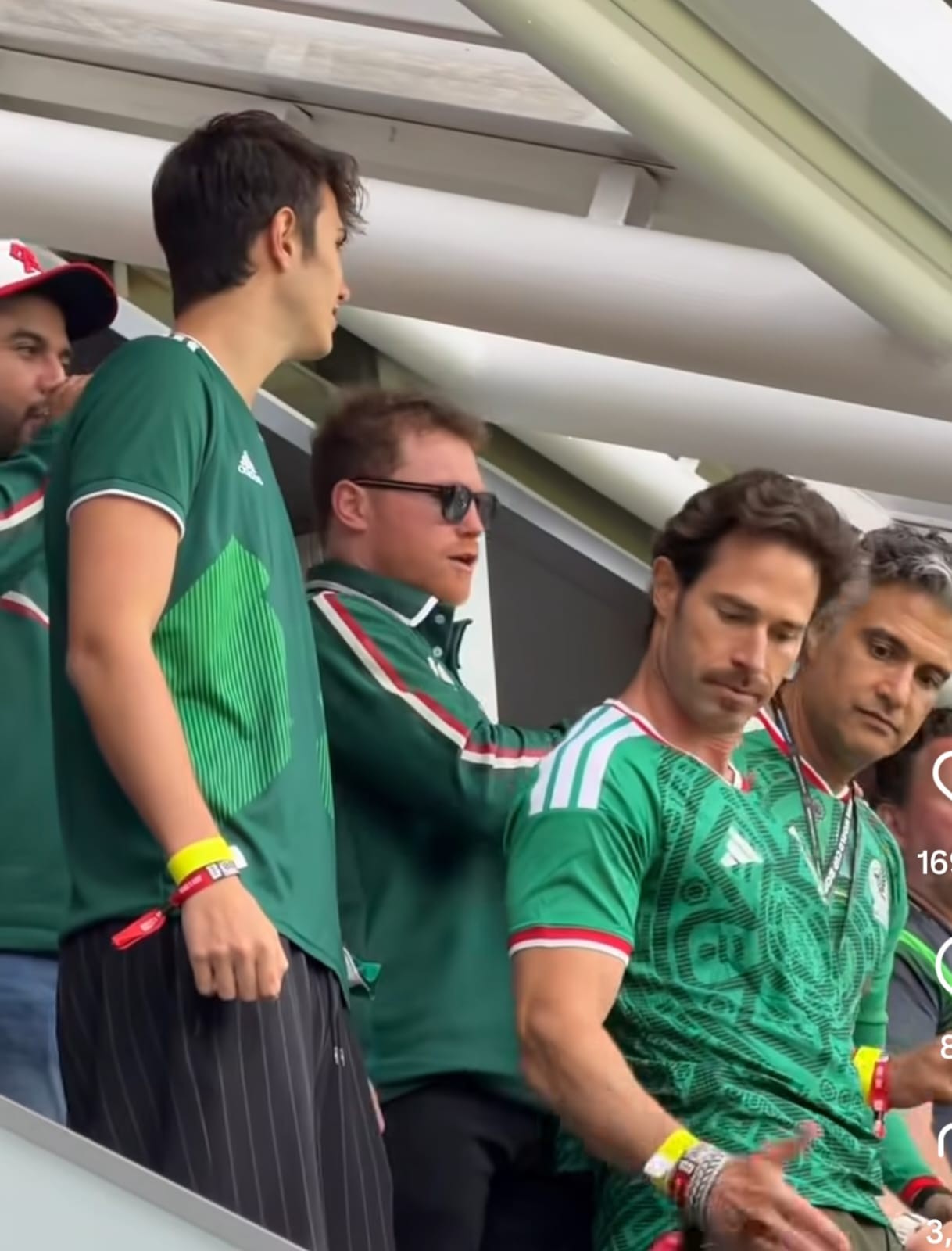 Famosos que asistieron a el partido de México Famosos que asistieron a el partido de México