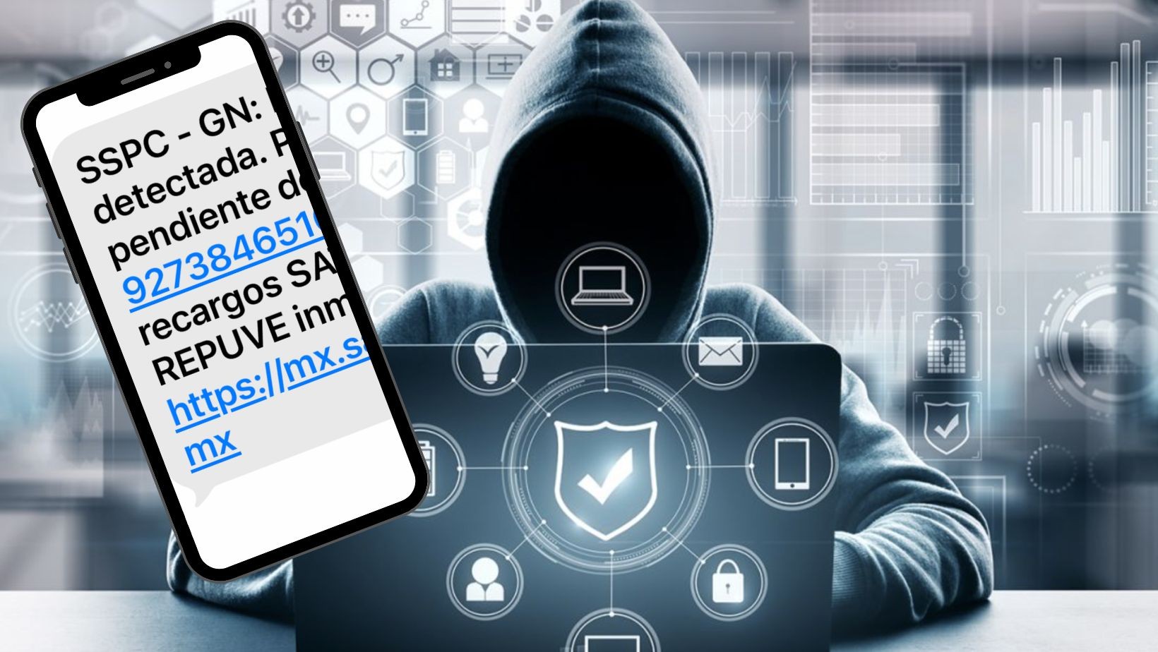 Alertan por fraude con falsas multas enviadas por SMS