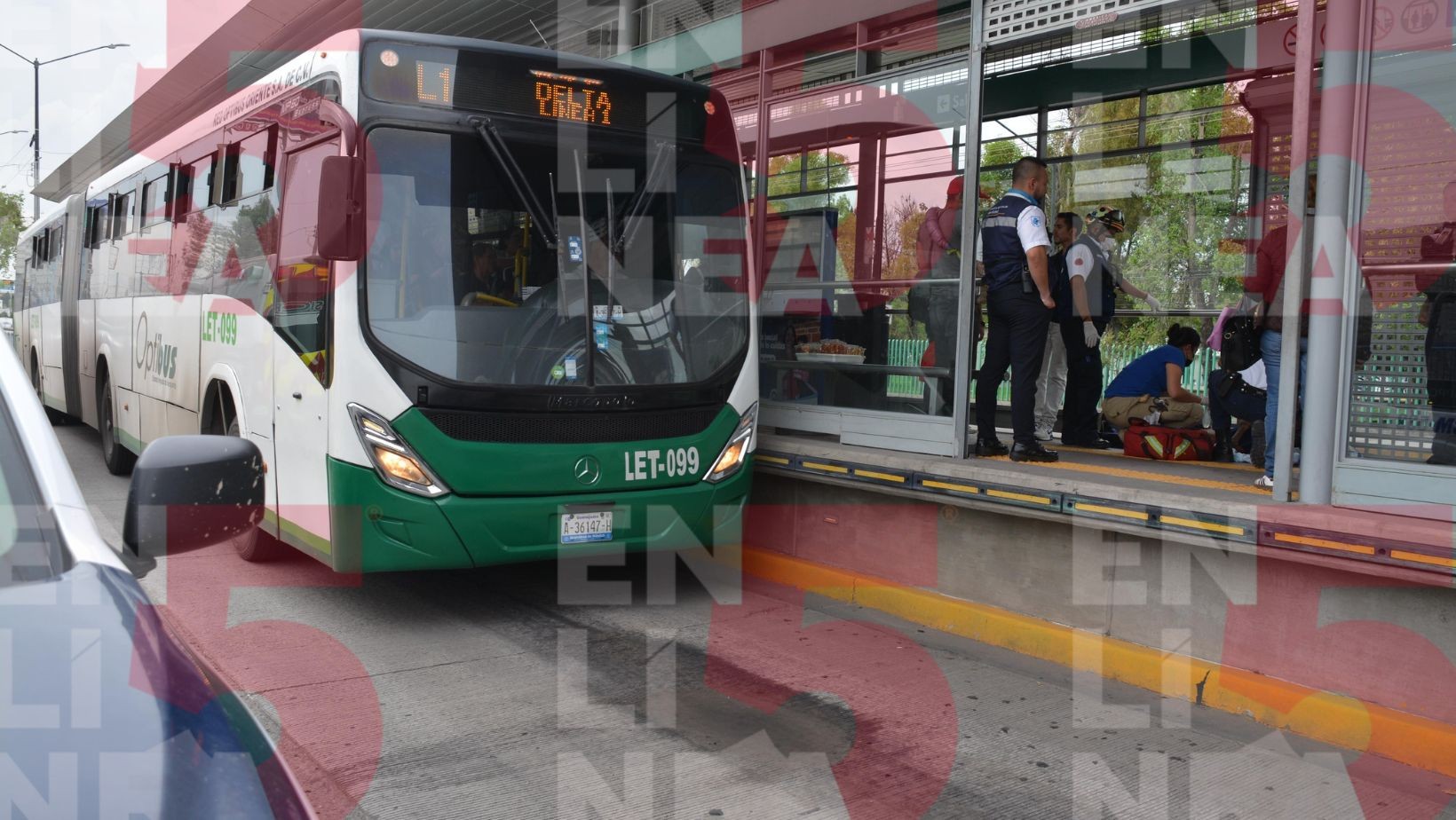 Movilización en estación del SIT de León fue por emergencia médica