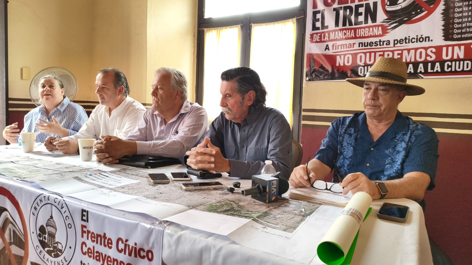 Frente Cívico Celayense promoverá amparo y anuncia resistencia civil contra el tren de pasajeros