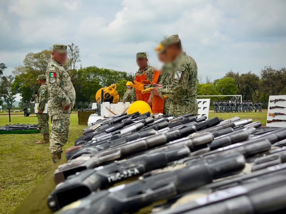 Destruyen más de 83 mil artículos bélicos; anuncian campaña de canje anónimo de armas en varios municipios