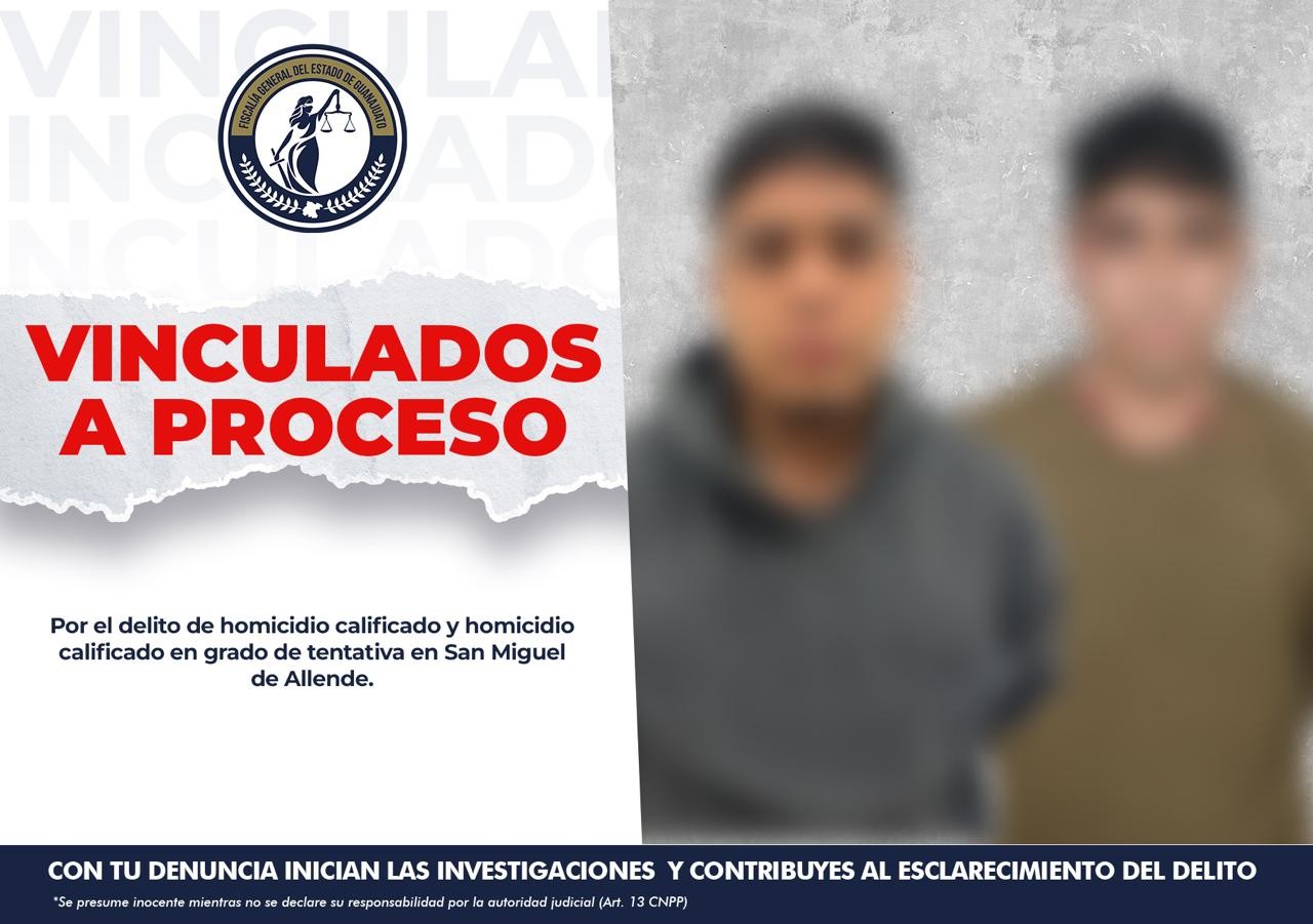 Caen en prisión preventiva dos acusados por ataque armado en San Miguel de Allende