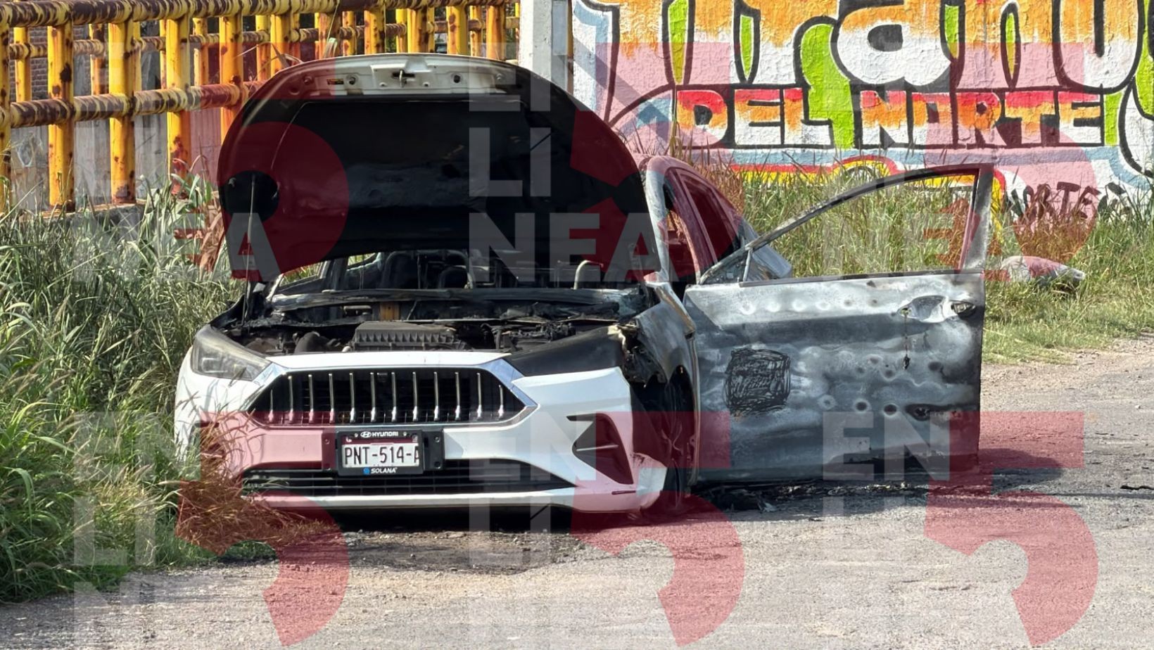 Cámaras revelan que conductor incendió su vehículo en León