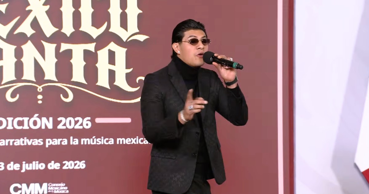 “La música y los sueños nacen en las calles“ El Bogueto asiste a la mañanera y respalda “México Canta“