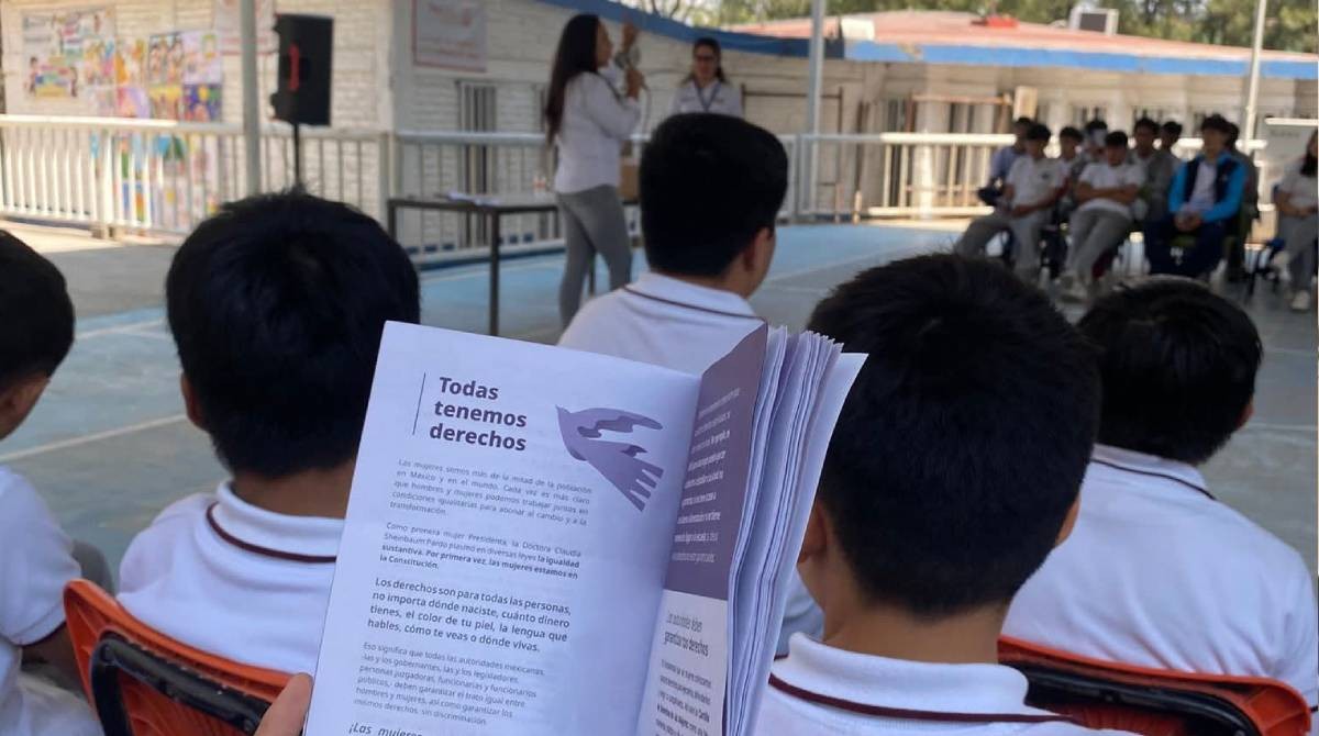Avanzan en integración de puntos Violetas en escuelas en Apaseo el Grande