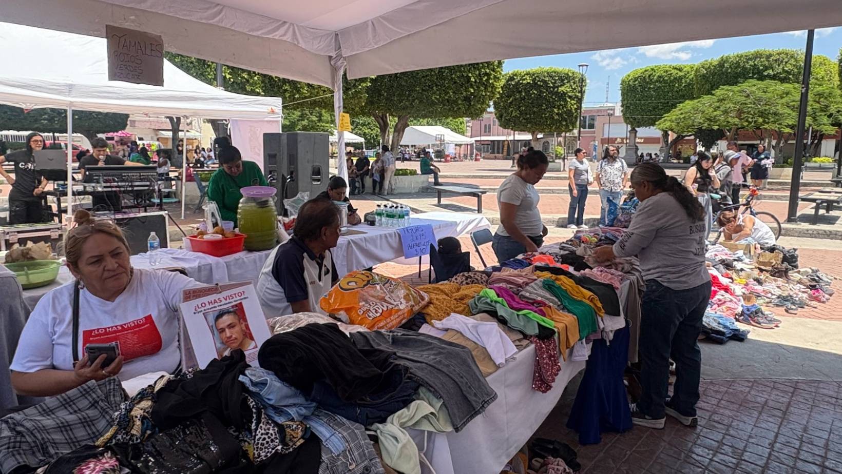 ¡Todo un éxito! Bazar en apoyo a madres buscadoras logra buena respuesta ciudadana