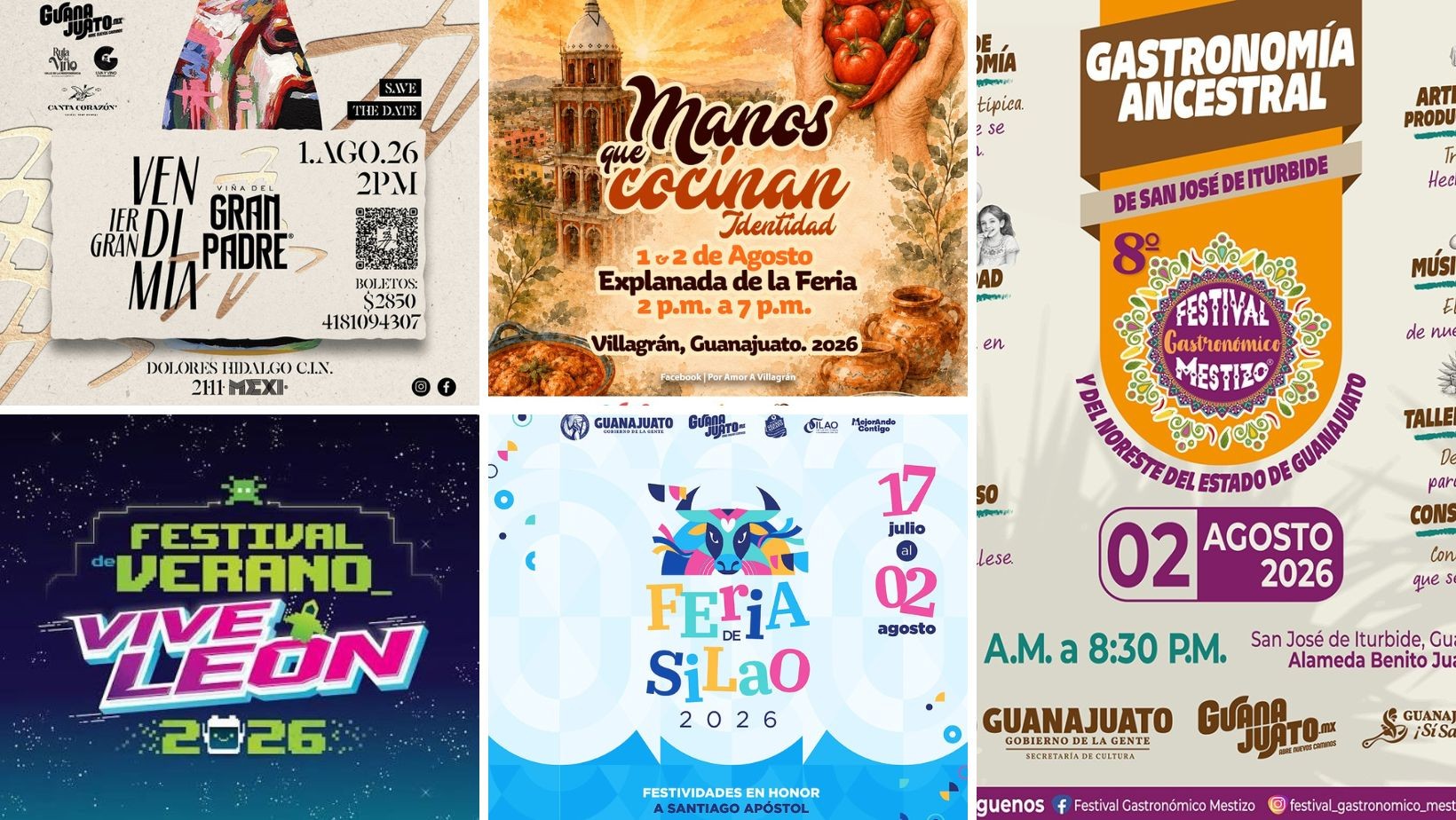 Agenda en Guanajuato: cinco eventos para disfrutar el fin de semana