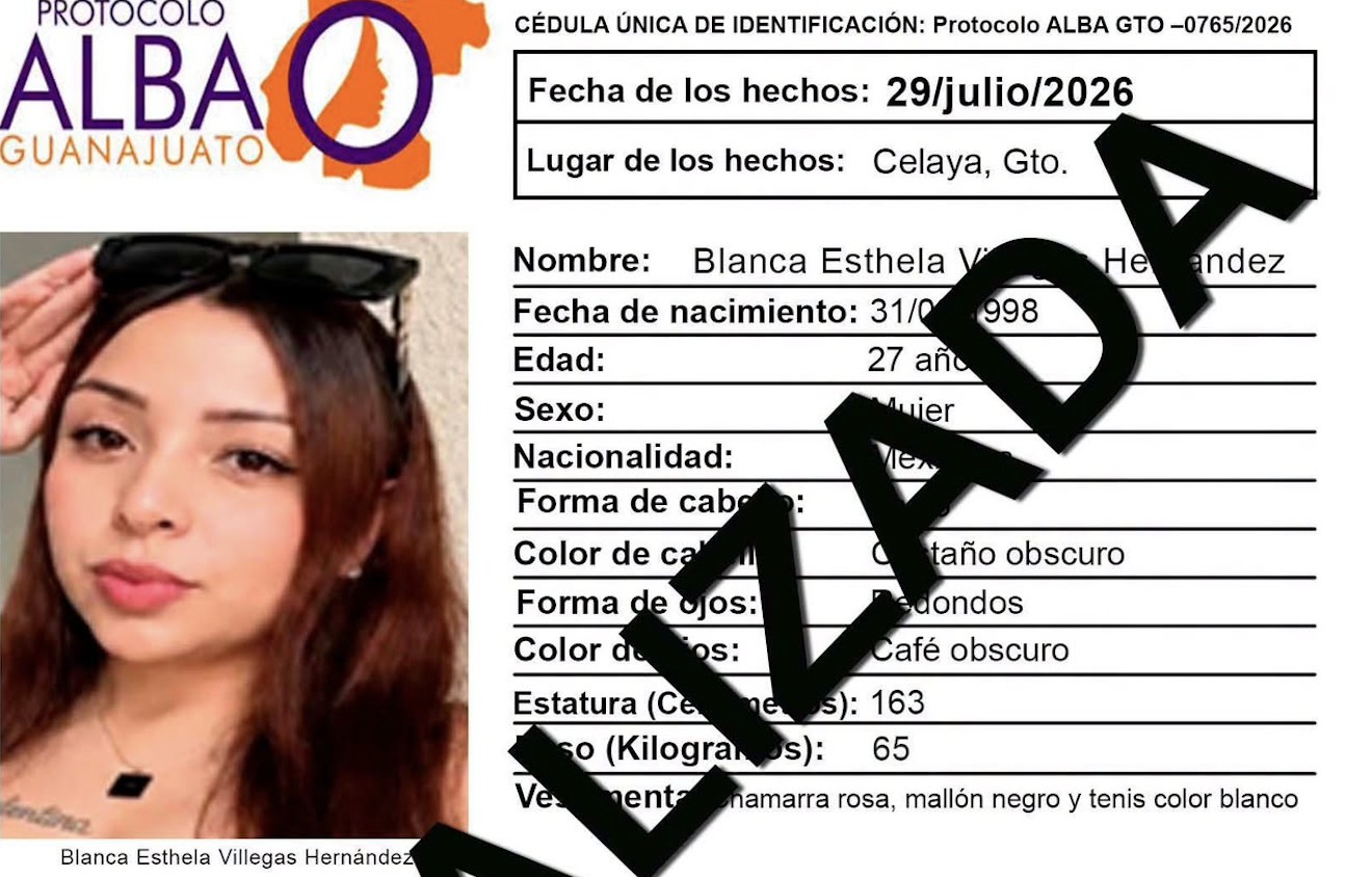 Desaparición de mujeres mantiene en alerta a autoridades de Celaya; van 14 localizadas sin vida en 2026