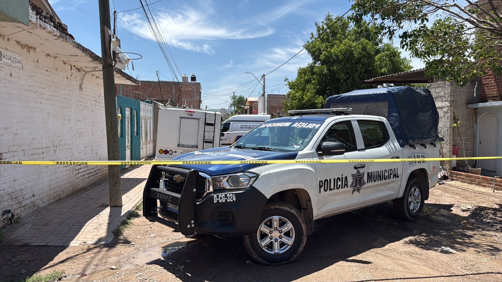 Encuentran cadáver envuelto en un baldío en la colonia Nuevo León