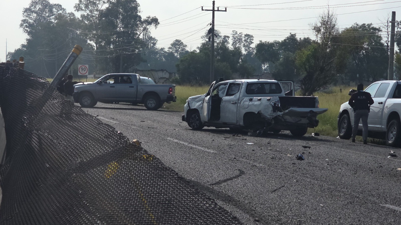 Enfrentamiento en la carretera Cortazar-Celaya deja un abatido y dos lesionados