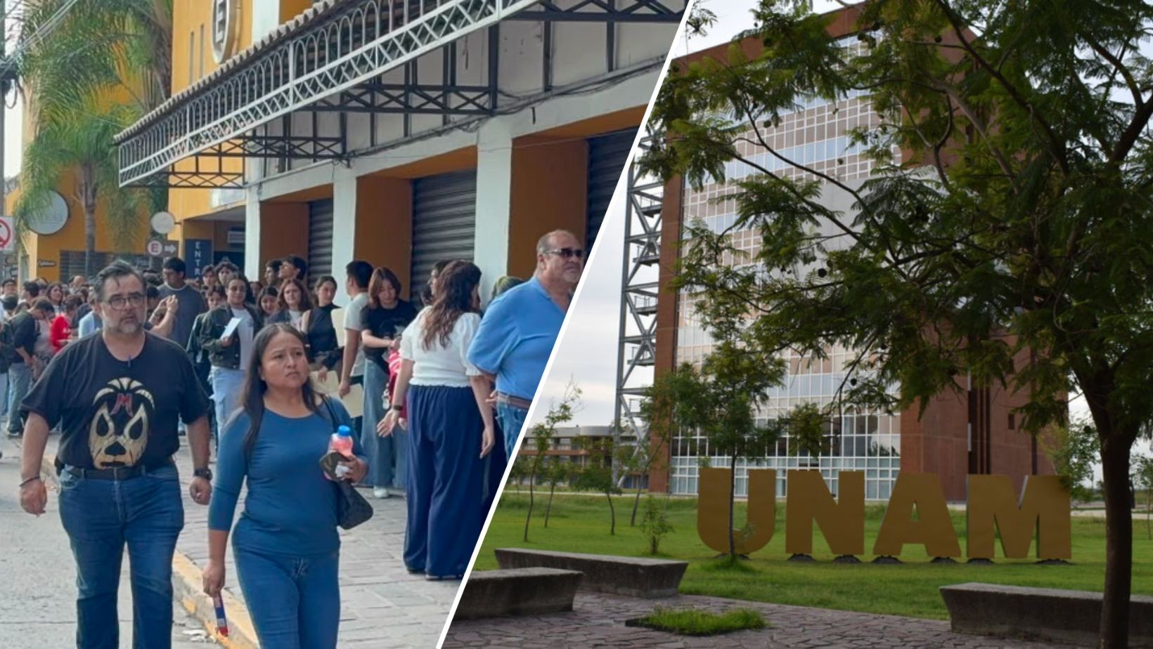 Solo 501 de 736 aspirantes presentan examen de la UNAM